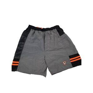 Vintage Looney Tunes Swim Trunks Men Medium Gray Taz Tasmanian Devil Embroidered